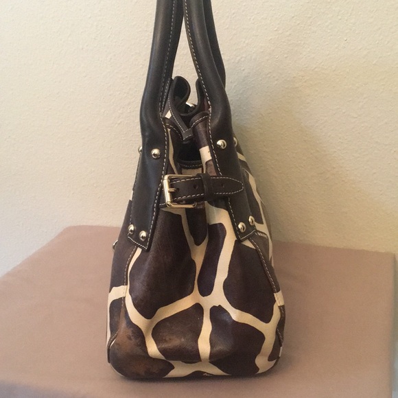 Dooney & Bourke Leather Lock Logo  Lg/Giraffe - Picture 8 of 16